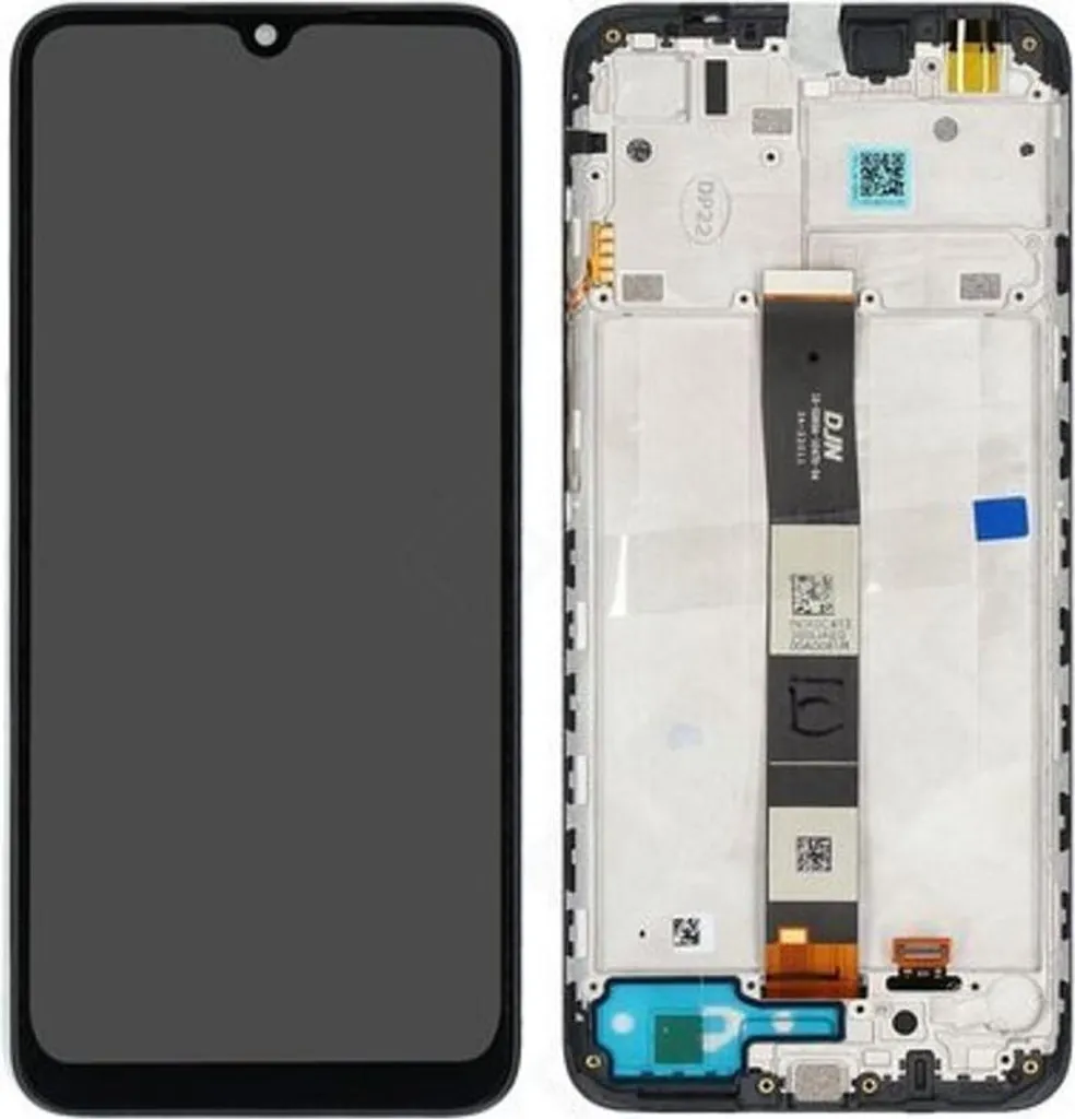 Écran LCD Xiaomi Redmi 10A Noir Complet avec Vitre Tactile de Rechange