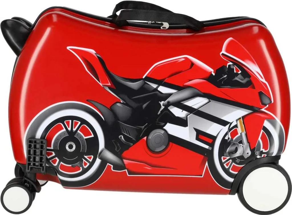 Valise à roulettes enfant robuste avec roues pivotantes silencieuses - 7