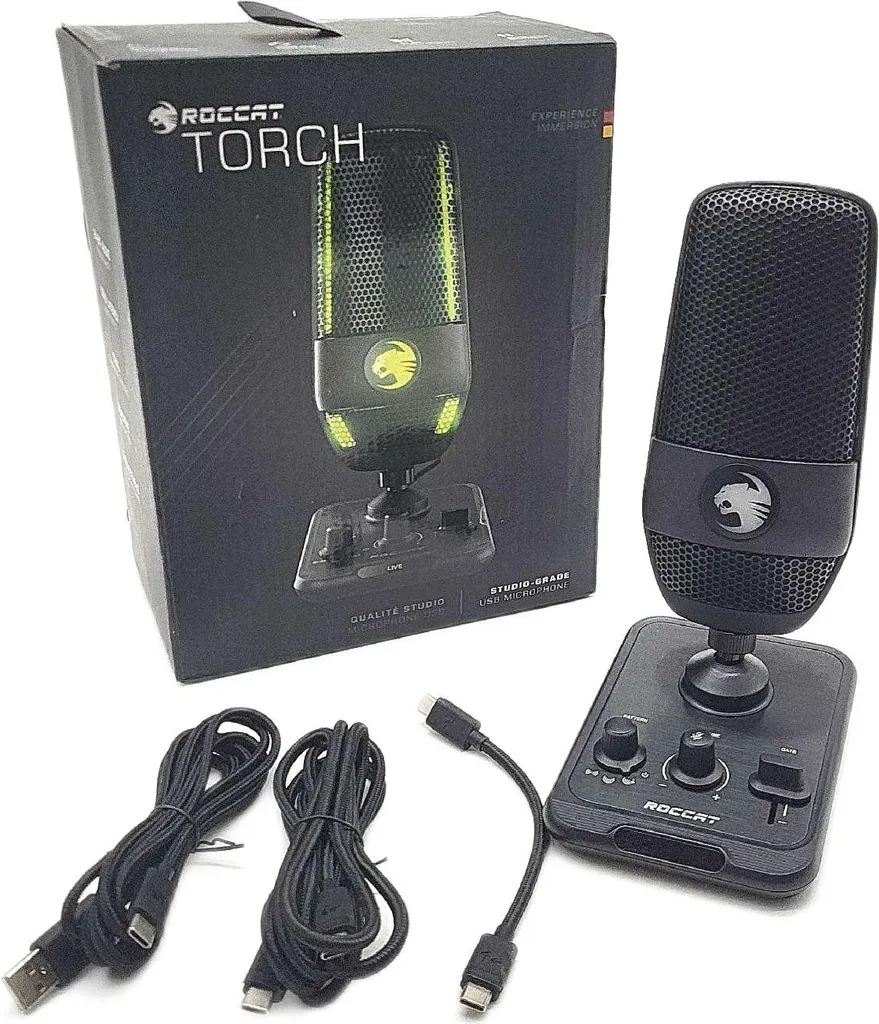 Micro USB ROCCAT Torch 24-bit 110dB avec Éclairage RGB Réactif - 2