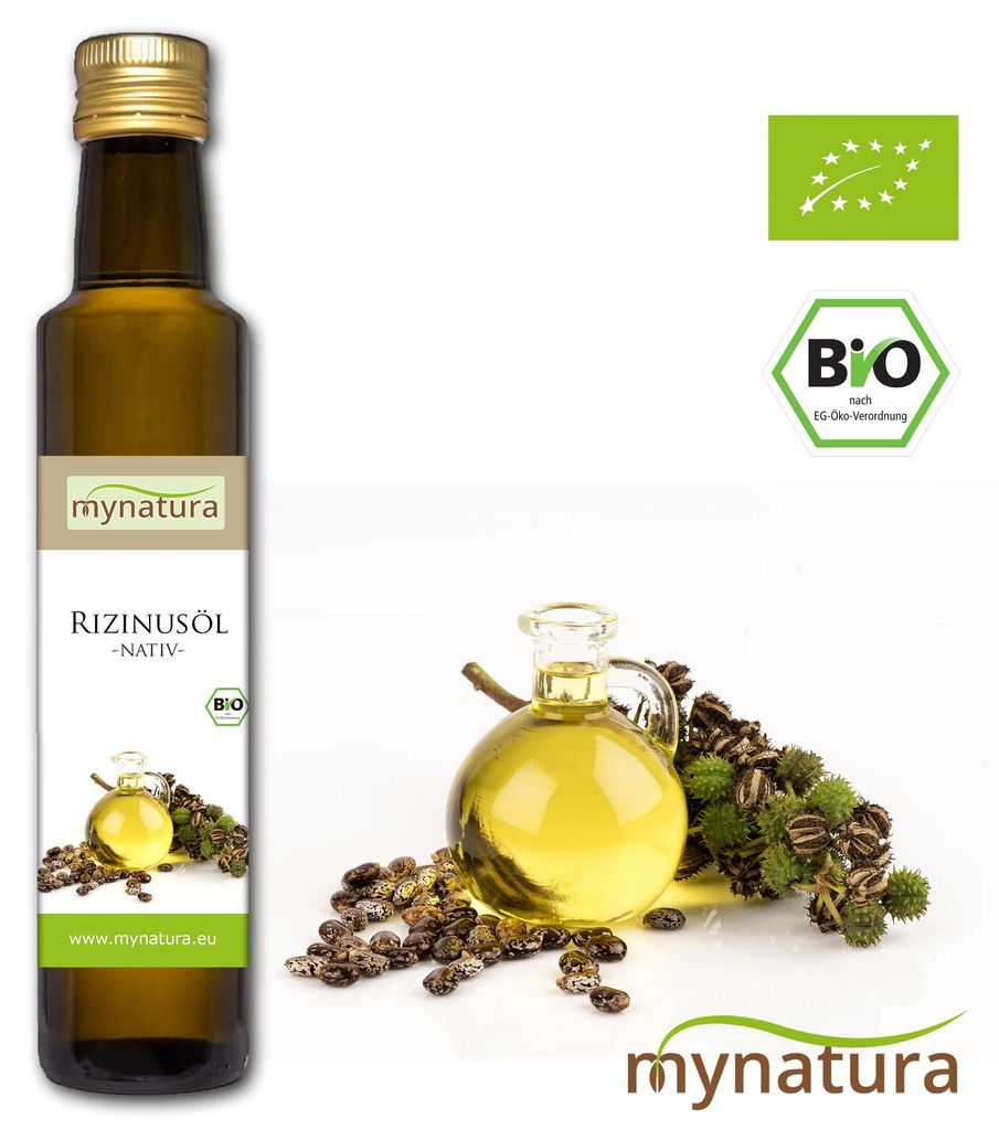 Mynatura  Rizinusöl (Castoröl) – 250ml - 2 Flaschen Produktbild 