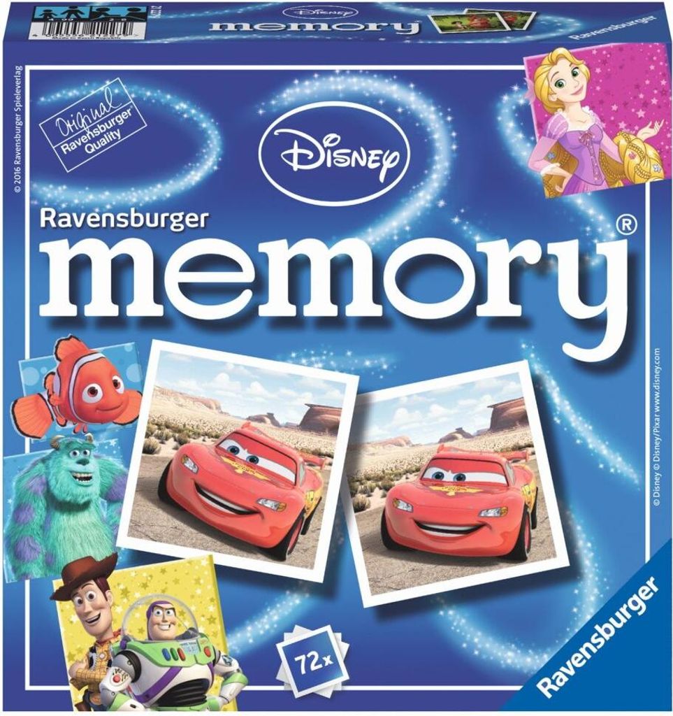 Ravensburger - 21227 - Grand Memory - Disney Multi Hros - Jeu, Unisex, 01-08-2016, Tschechische Republik, CE, 190 mm, 48 mm
