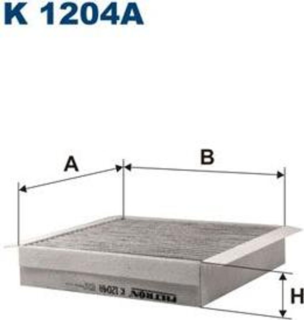 FILTRON K 1204A Innenraumluftfilter OE 0001110V003 kompatibel mit Fortwo, Crossblade, City-Coupe, Cabrio