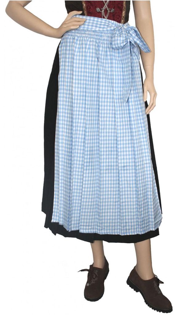 Lange Dirndlschürze Trachtenschürze schürze lang Dirndl Produktbild 