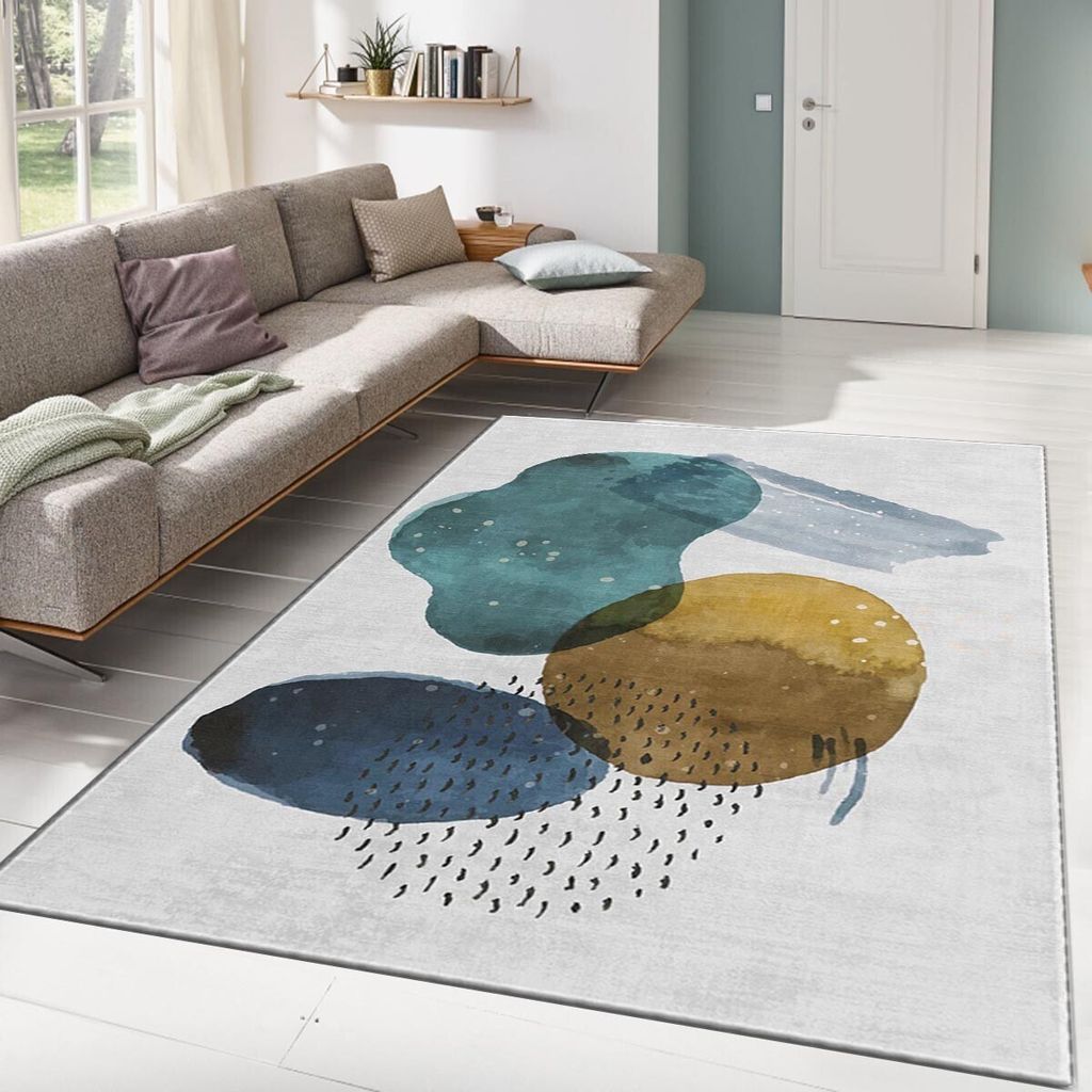Conceptum Hypnose, Azury- ALHO CARPETKRL, Bunt, Kurzflorteppiche, 160 x 230 cm, 100% POLYESTER