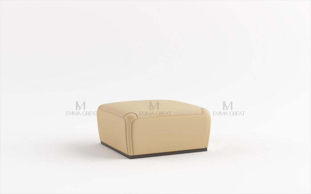 Hocker Poufa Fußhocker Hocker Polsterhocker Sitzhocker Hocker Beistell Leder Neu