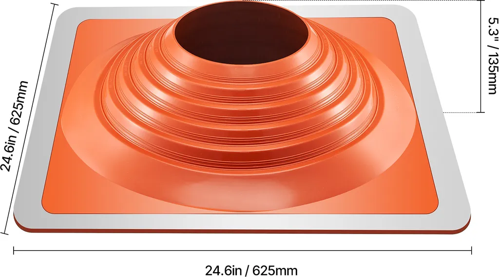 Solin de Toit Flexible pour Cheminée et Poêle à Bois de 254-457 mm - 8