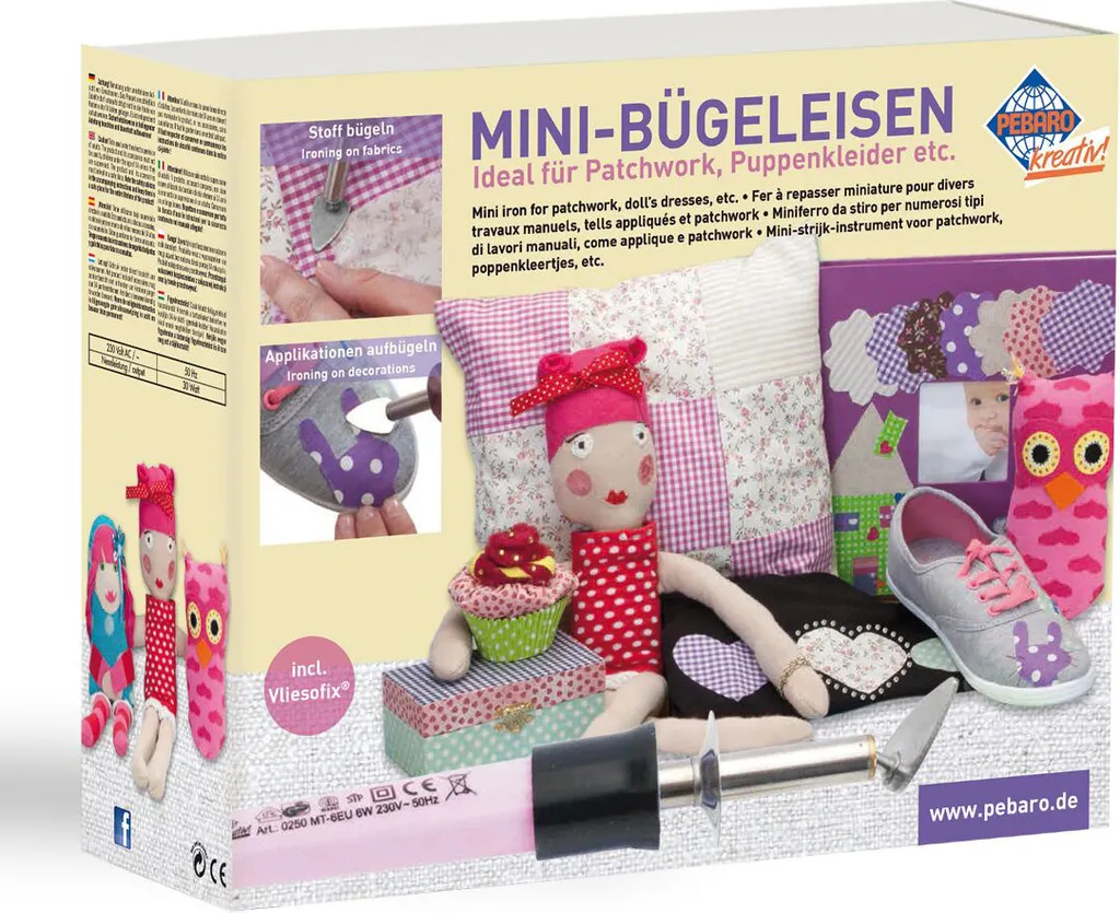 Pebaro craft set mini ferro da stiro, 0219