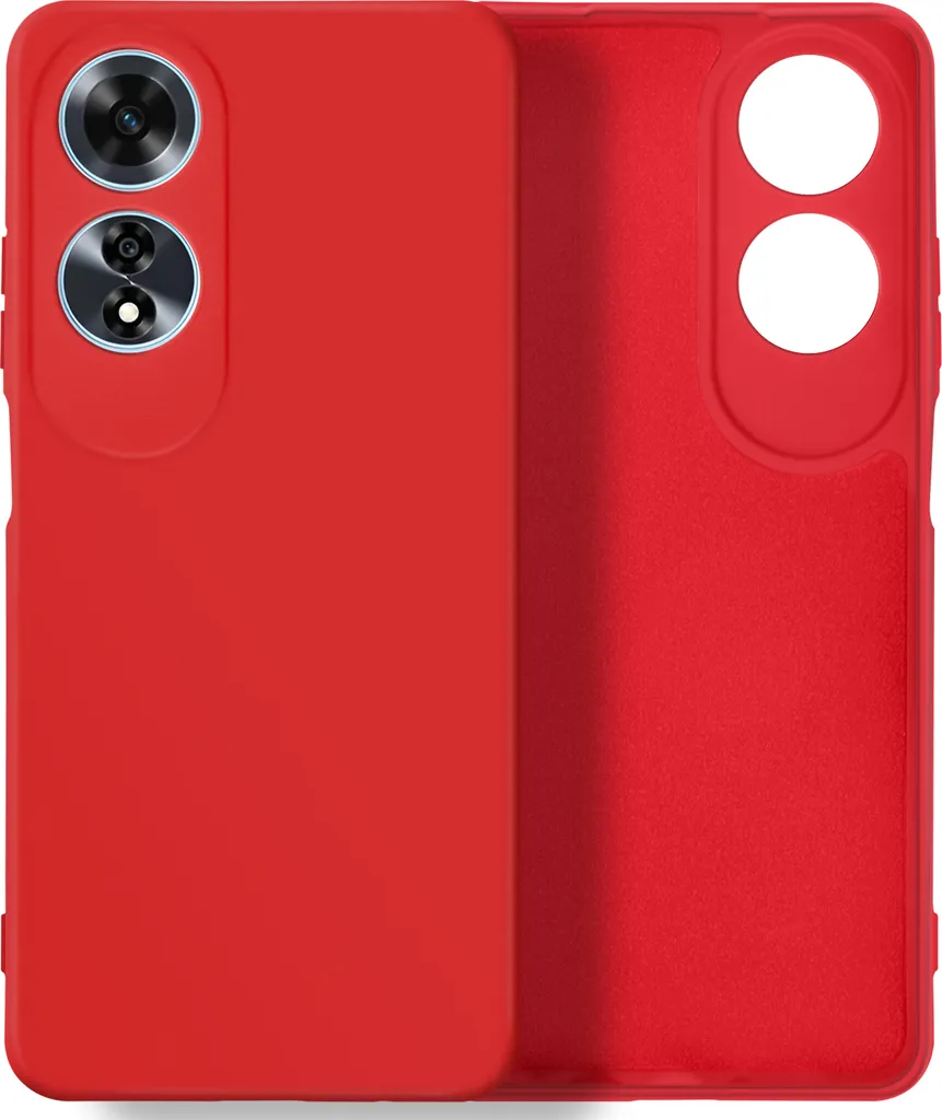 Cover Rossa Oppo A60 Avizar: Silicone Soft Touch Anti-Urto