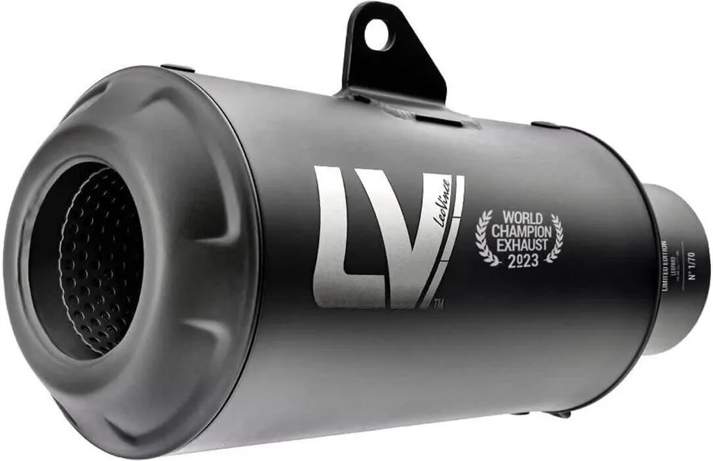Silencieux Sportif LeoVince LV-10 Noir pour Moto KAWASAKI Z 900 A2 Homologué