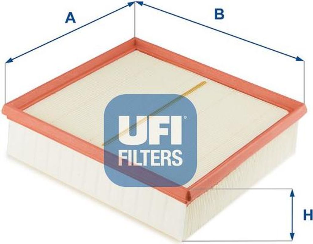 UFI 30.595.00 Luftfilter OE A6510940204 kompatibel mit A-Klasse, B-Klasse, CLA, GLA-Klasse