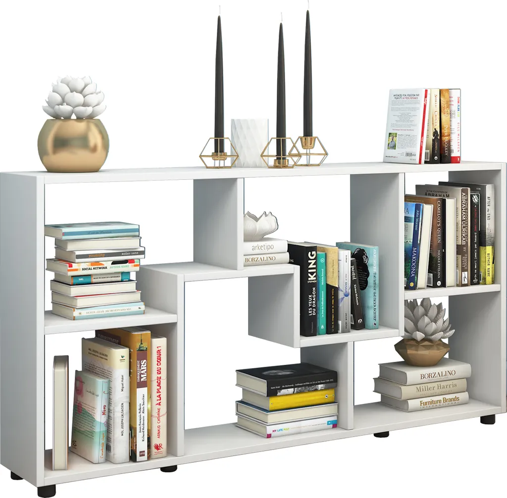 Mobile Credenza Bianca Pintal 117x62x20 cm | Design Salvaspazio Moderno