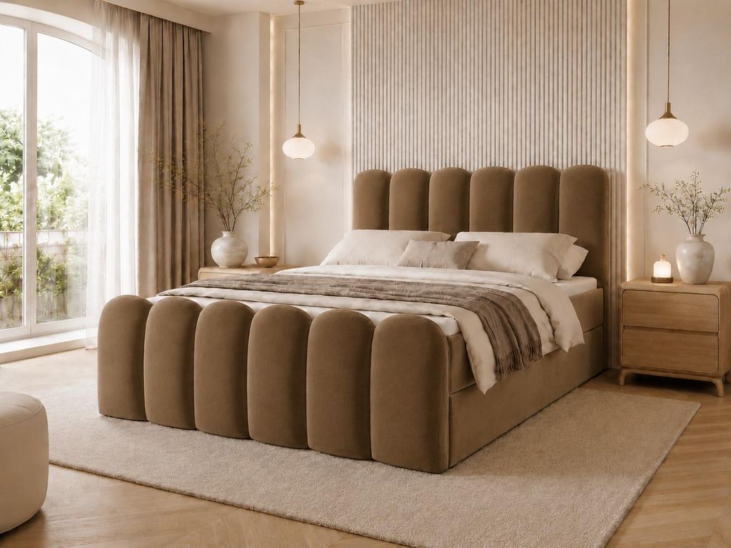 Emlar Boxspringbett CUDDLE 200x200 - Komplett-Set mit Produktbild 