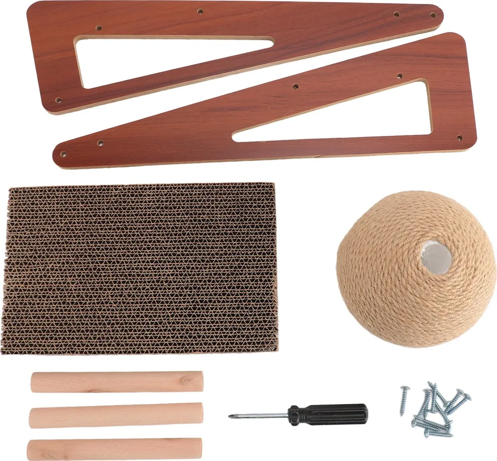 Griffoir pour chat avec structure stable et tapis à griffer XL robuste
