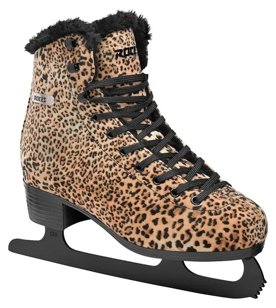 Patins à glace pour femmes Roces Leopard marron 41 : glisse et élégance