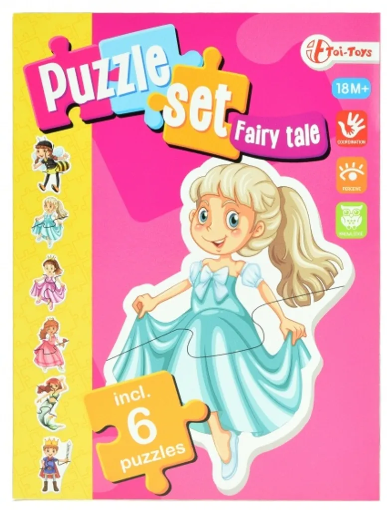 Puzzle Conte de Fées : Occupez vos Enfants Intelligemment avec 6 Figurines