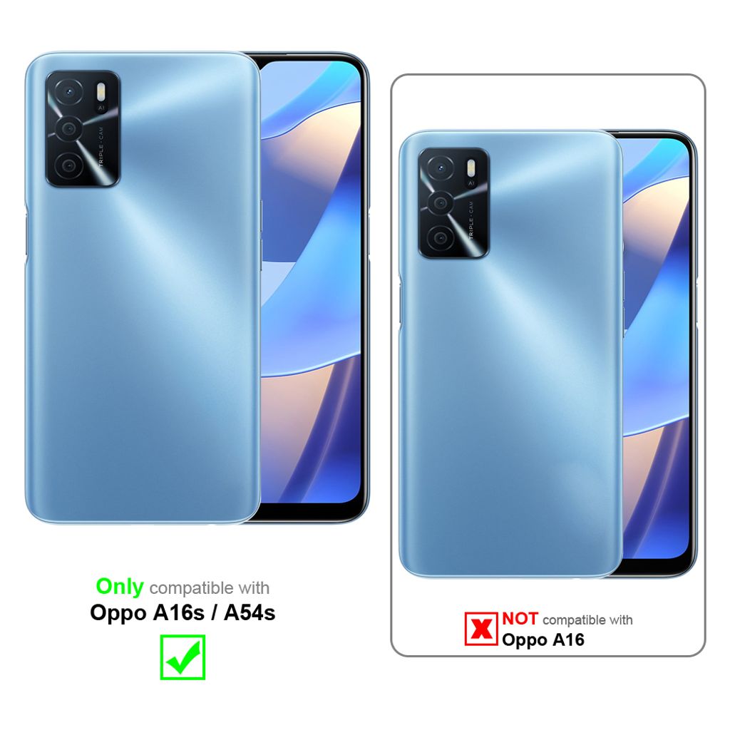 EASSGU Handyhülle Für Oppo A16 / A16s / A54s – Weiches TPU Silikon, Schwarz, Stoßfest & Kratzgeschützt