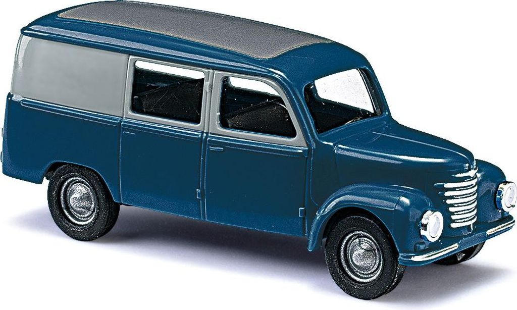 BUSCH Framo V901/2 Halbbus blau 8663 Automodell 1:120