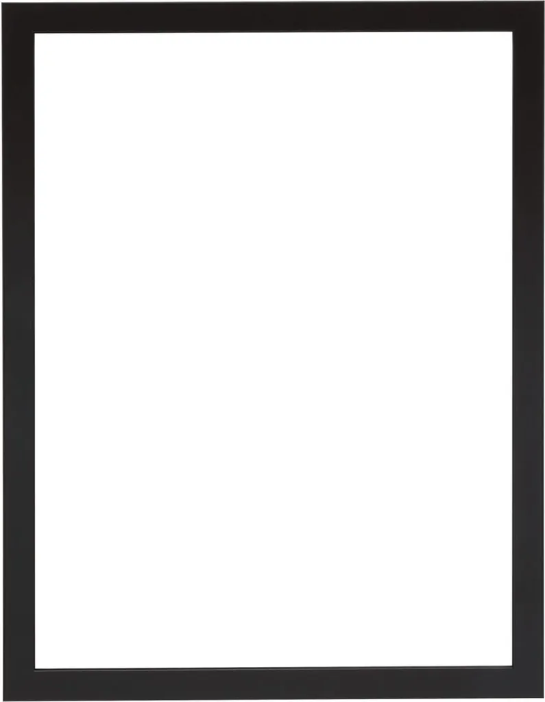 Cadre de caisse américaine 30x45 cm noir S46V pour décoration murale