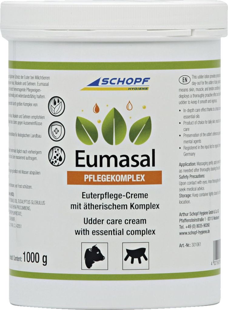 Schopf Eumasal - Euterpflegecreme mit ätherischem Komplex, Produktbild 