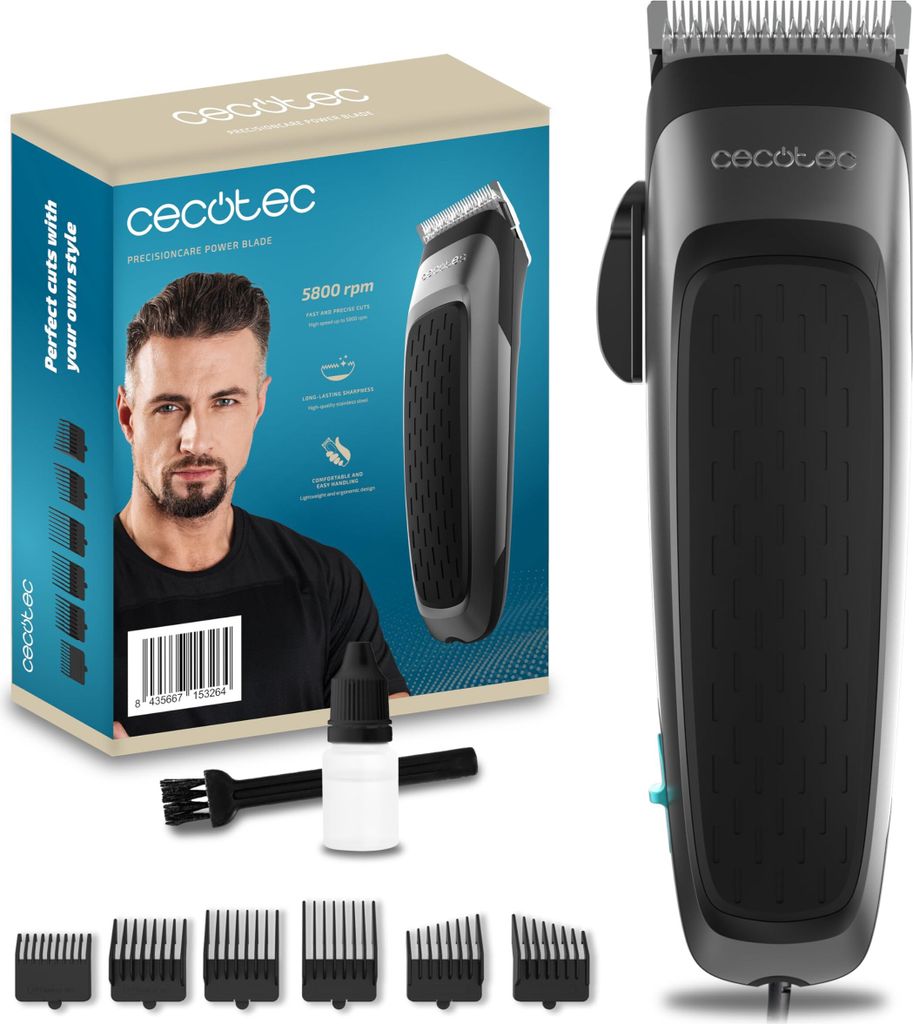 Cecotec Coupe-cheveux filaire PrecisionCare Power Blade Image du produit 