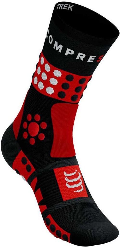 Compressport Trekking Black/Red/White T2 Laufsocken