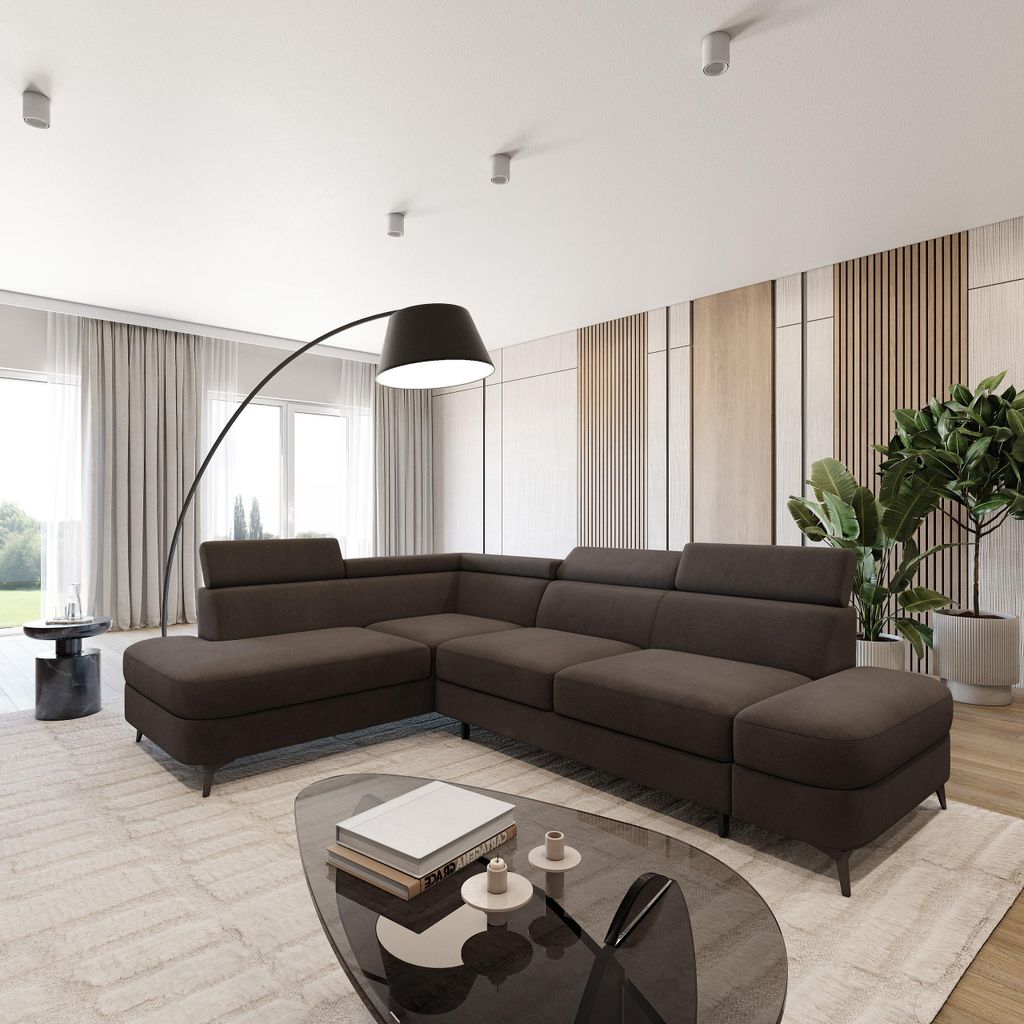 Masseno Ecksofa AVISE MV L-S mit Schlaffunktion L-Form, Produktbild 