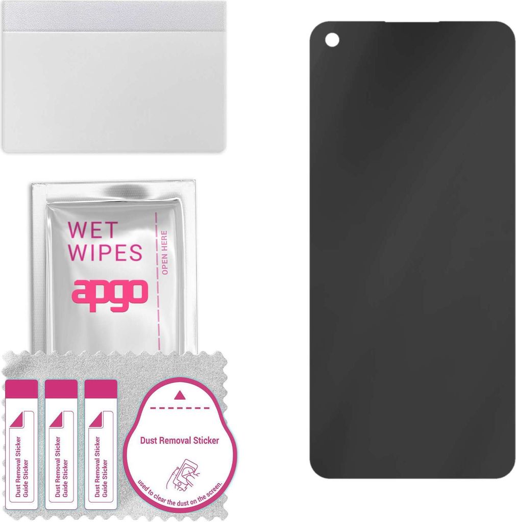 apgo Hybrid Privacy Schutzglas, Matt, kompatibel mit Oppo Produktbild 