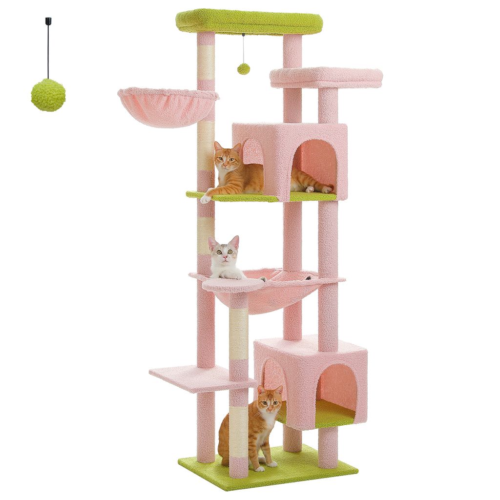 PAWZ Road Kratzbaum XXL Große Katzen Katzenbaum Katzenkratzbaum Spielbaum 175 cm