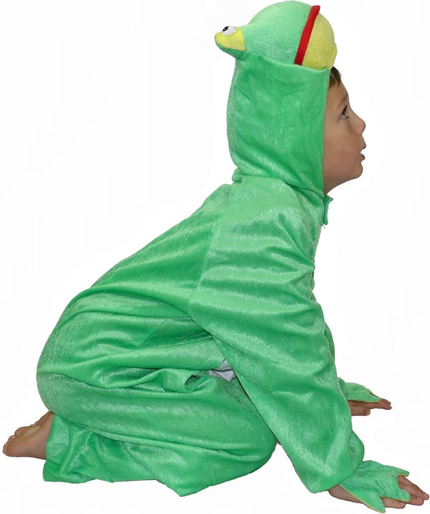 Kinder Frosch Plüschkostüm / Größe: 98-104