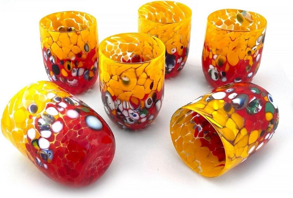 Casa Padrino Luxus Murano Kristallglas Wasserglas 6er Set Produktbild 