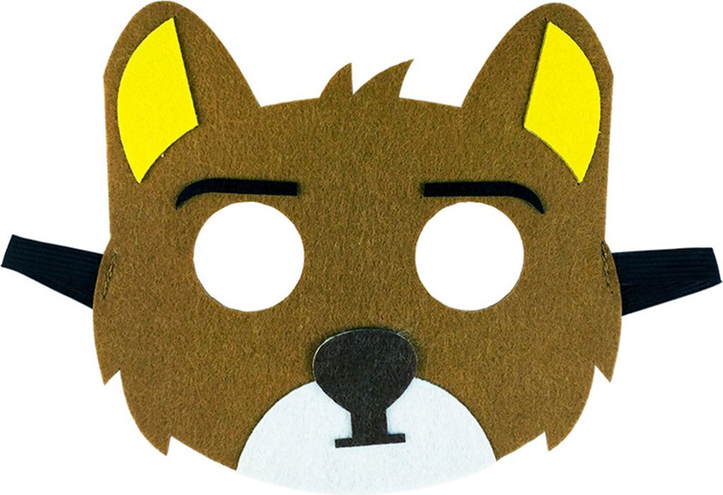 Gesichtsabdeckung exquisite Form lebendige Farbe Nicht gewebter Stoff Cartoon Zootopia Movie Themed Cosplay Masque Party Supplies-L