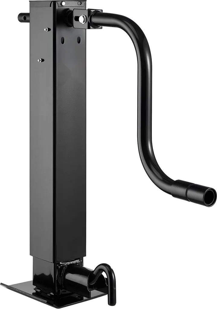 Cric de remorque robuste 5443 kg - Béquille d'extension 70-138 cm