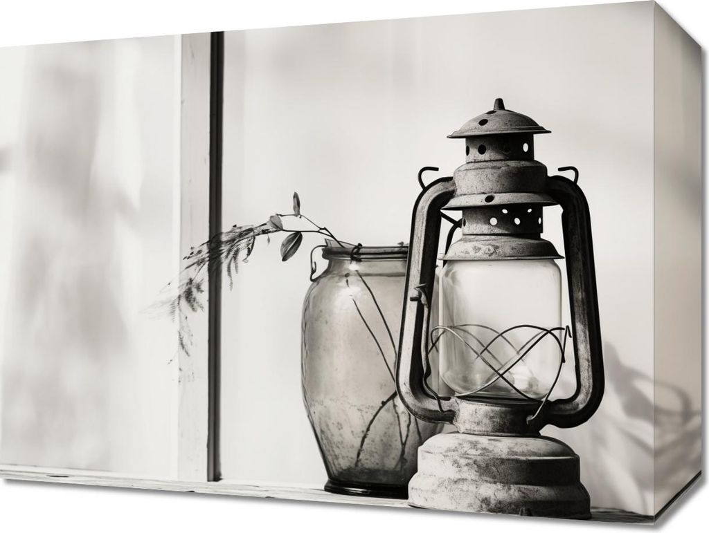 Bild 40x30cm Lampe im Schatten