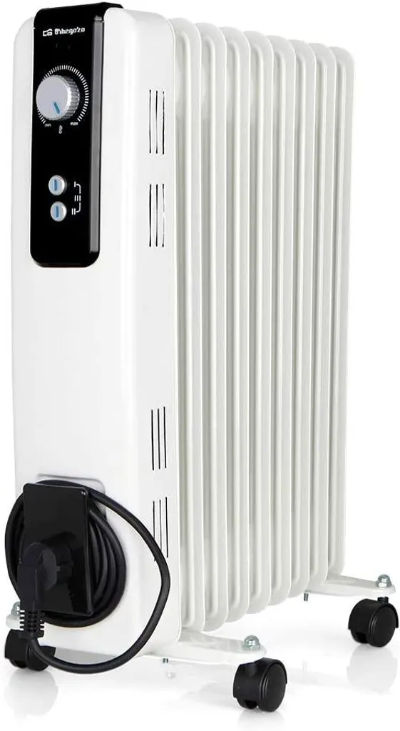 Radiateur à bain d'huile 2000W Orbegozo RH2000 pour chauffage fixe