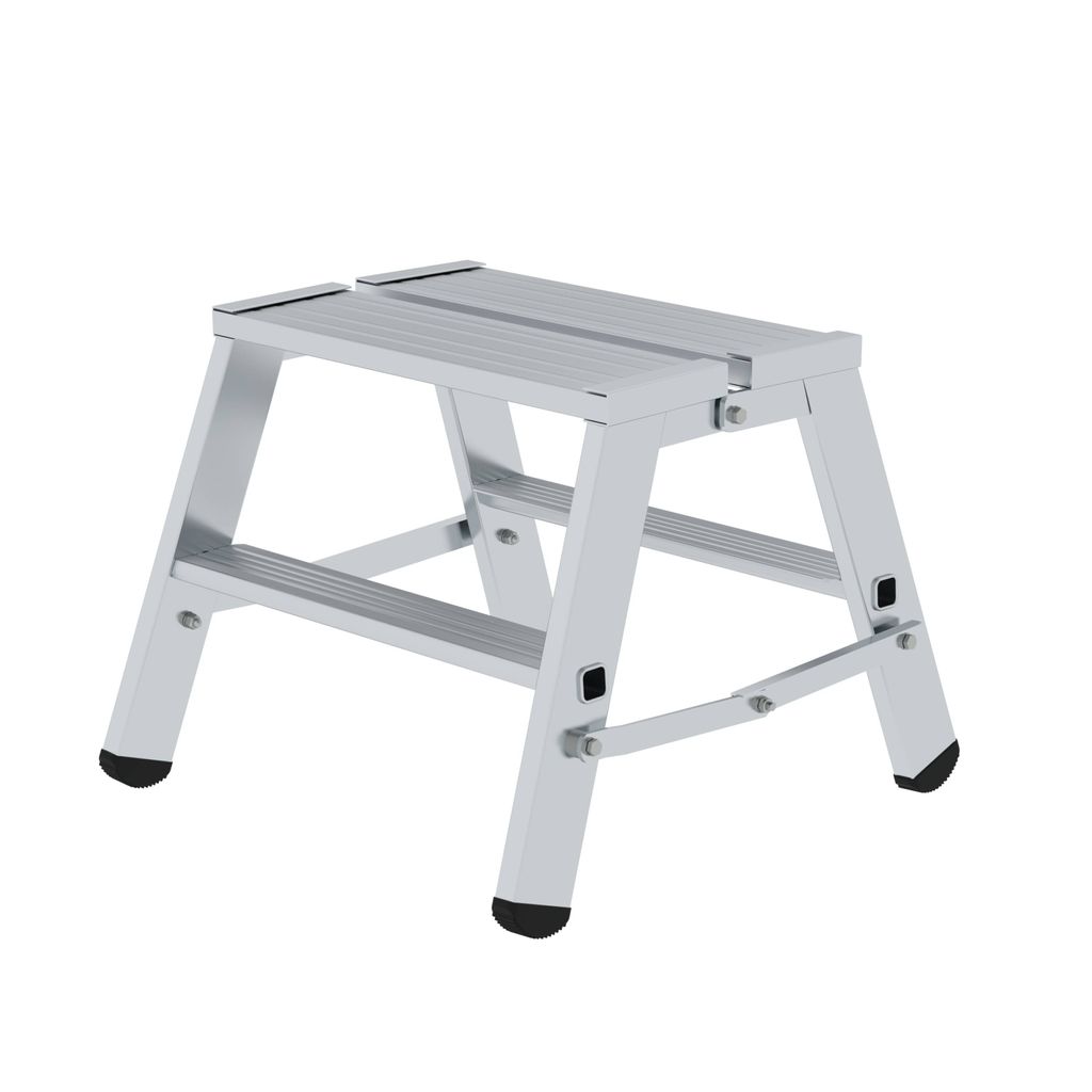 MUNK Klappodest beidseitig 2x2 Stufen Aluminium 150 kg Produktbild 