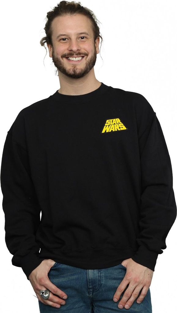 Star Wars - "The Empire Strikes Back Opening Crawl" Sweatshirt für Herren BI45919 (4XL) (Schwarz)