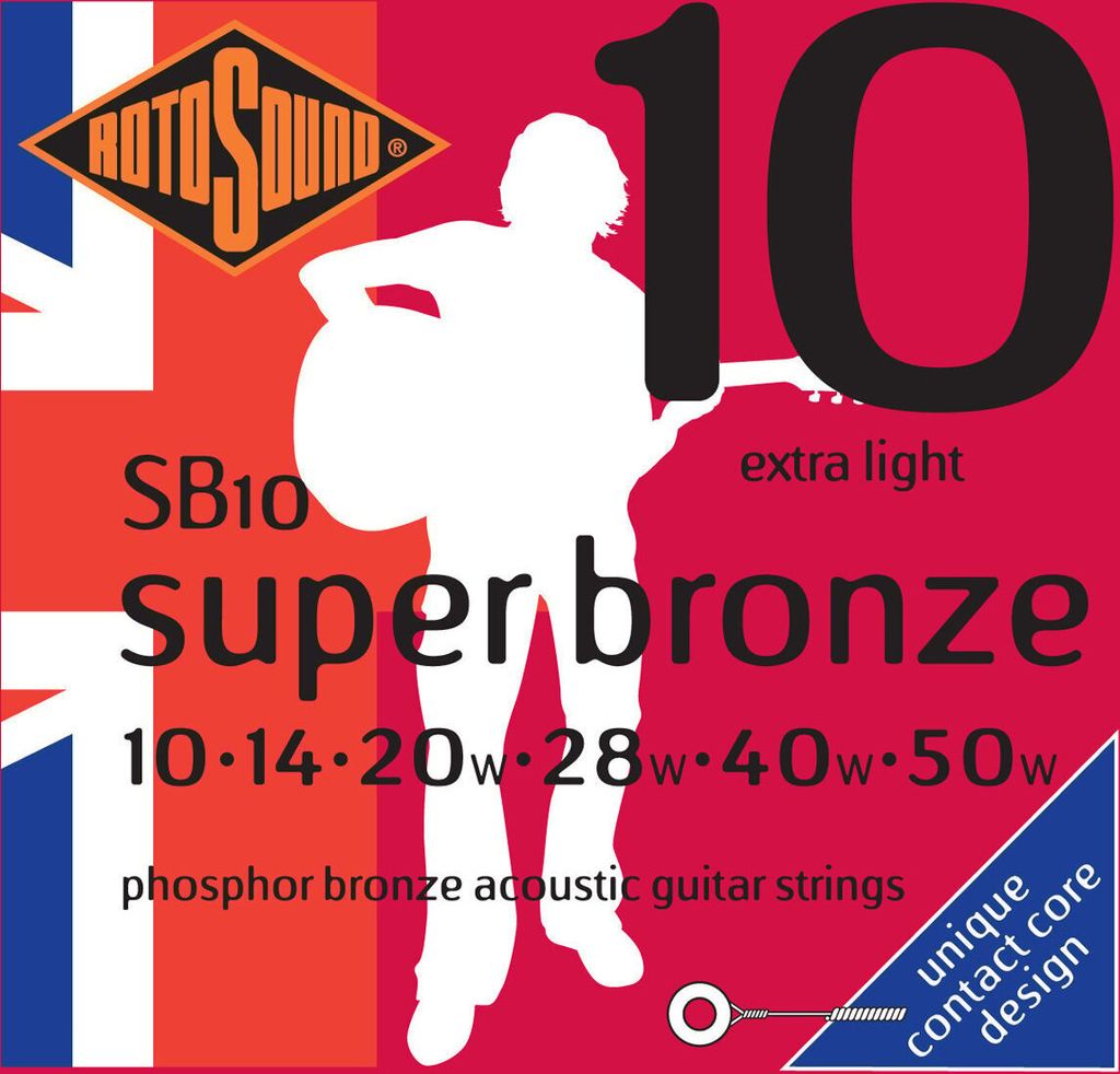 Corde per chitarra acustica Rotosound SB10 Immagine del prodotto 