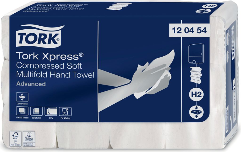 TORK Xpress Multifold Handtuchpapier 212 x 320 mm W-Falz