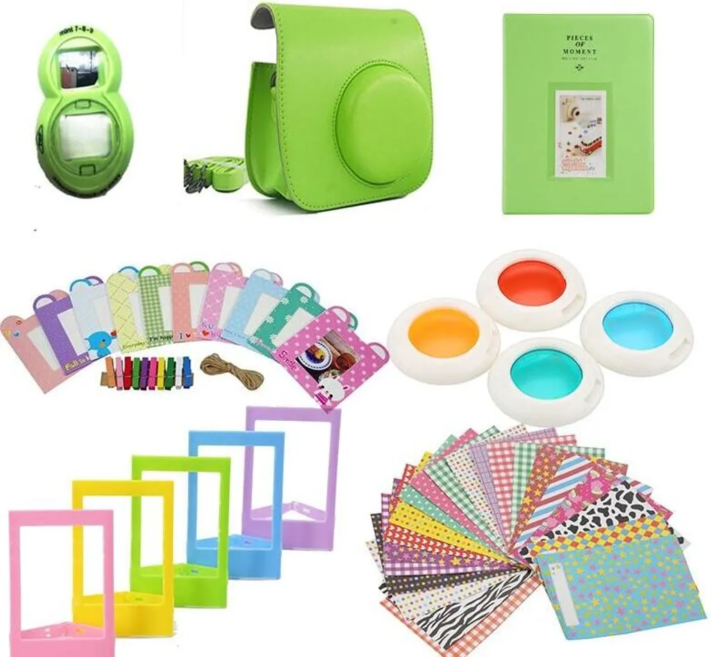 Kit Creativo Instax Mini 8/9 Verde Lime | Accessori e Filtri Fotografici