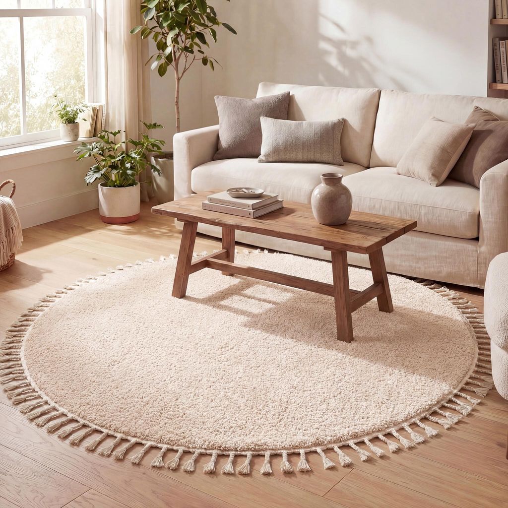 Volero - Tapis rond à poils longs - Lofty Fringe Image du produit 