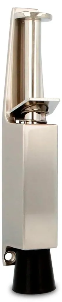 Butée de porte à pied escamotable 165 mm avec embout antidérapant