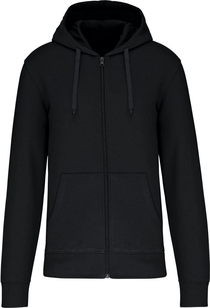 Kariban - Hoodie mit durchgehendem Reißverschluss für Herren PC6976 (S) (Schwarz)