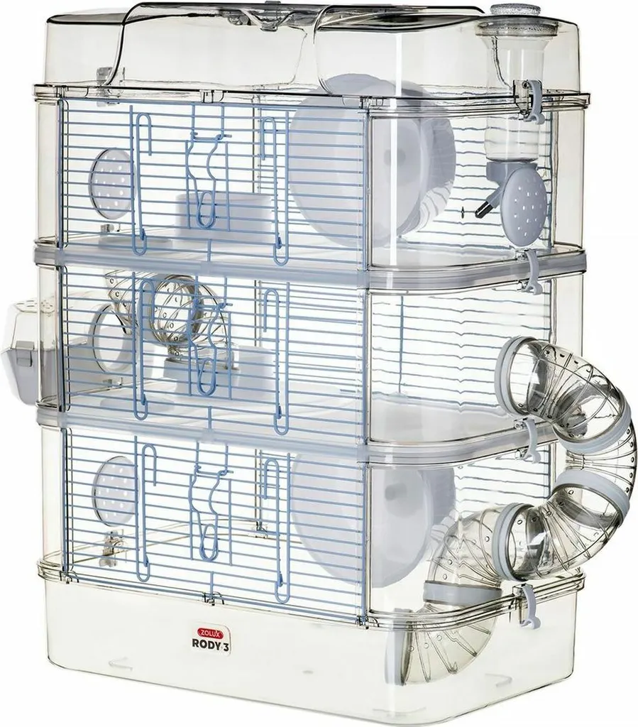 Zolux gabbia per criceti, topi e gerbilli RODY 3'' Trio