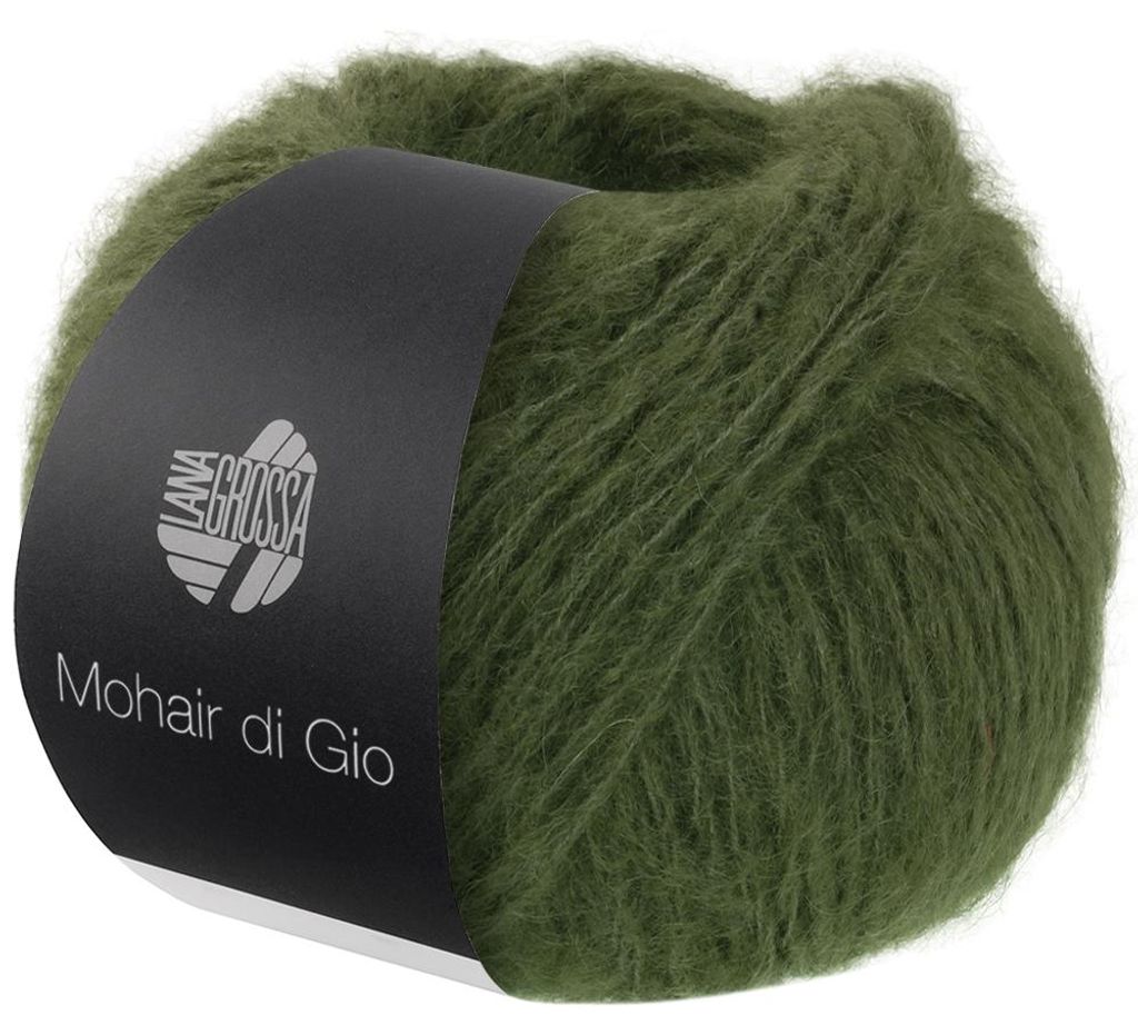 Lana Grossa - Mohair di Gio 0014 farngrün Produktbild 