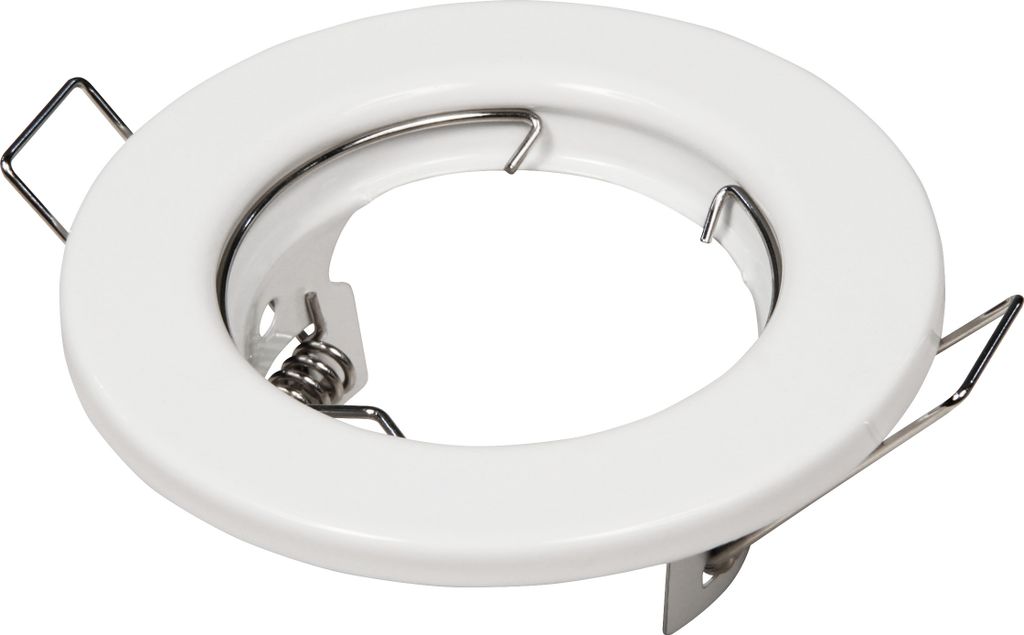 Einbaurahmen Einbaustrahler Einbauspot McShine "ER-80", weiß, Ø80mm, starr