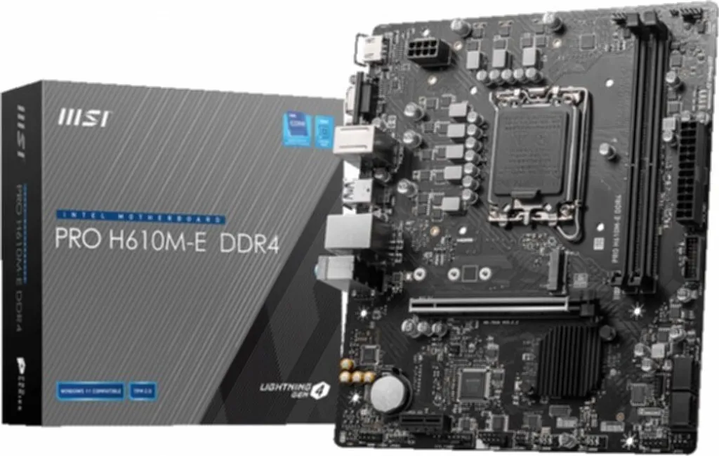MSI PRO H610M-E DDR4: La Base Perfetta per il tuo PC Gaming Economico