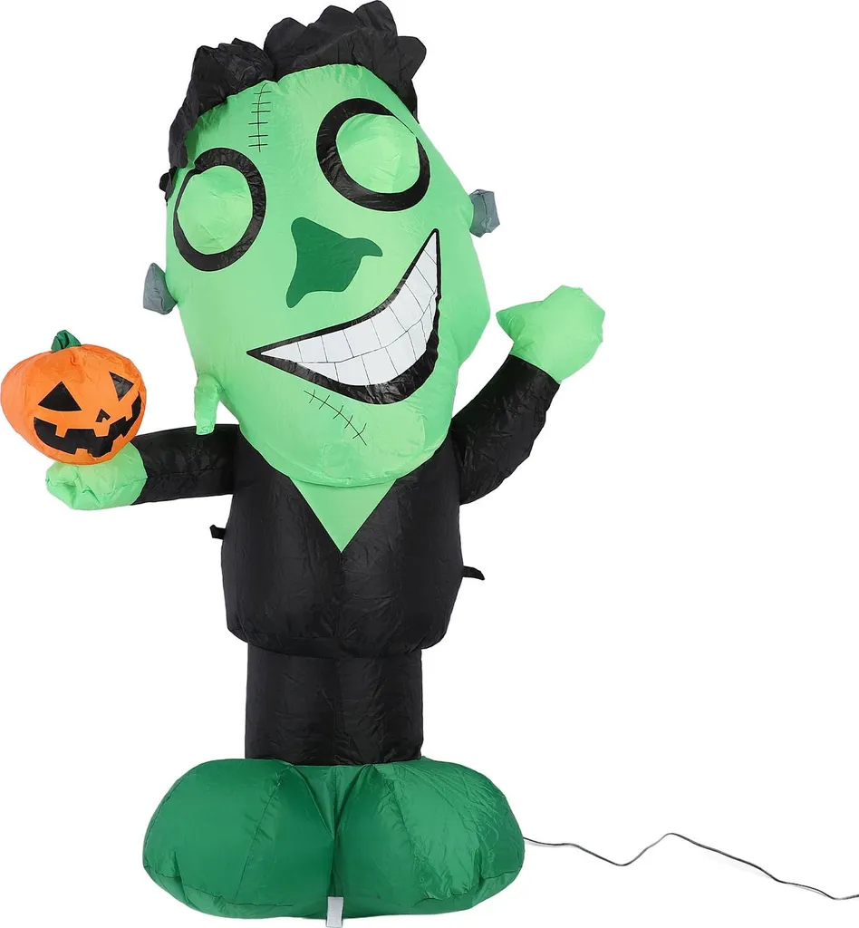 Décoration Halloween Extérieure Monstre Gonflable Lumineux pour Fête