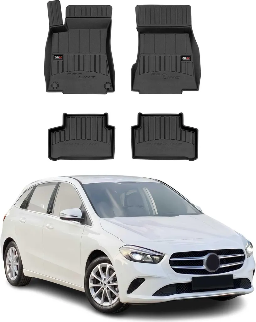 Tappetini Auto per Mercedes Classe B W247 2019-2025: Sicuri e Inodore