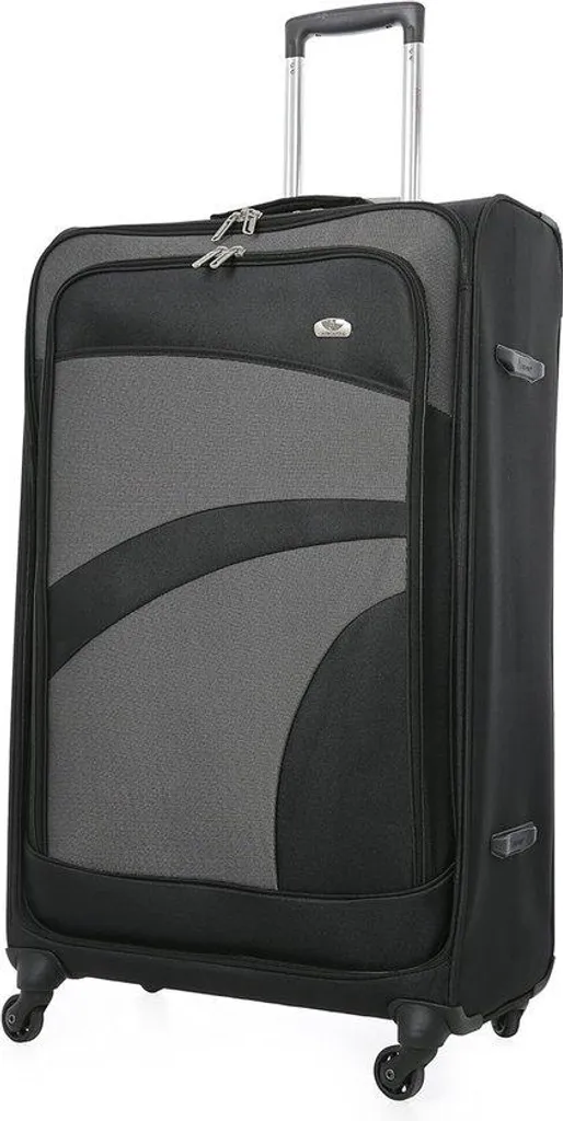 Évitez les frais de bagages avec cette valise à roulettes légère Noir Vert
