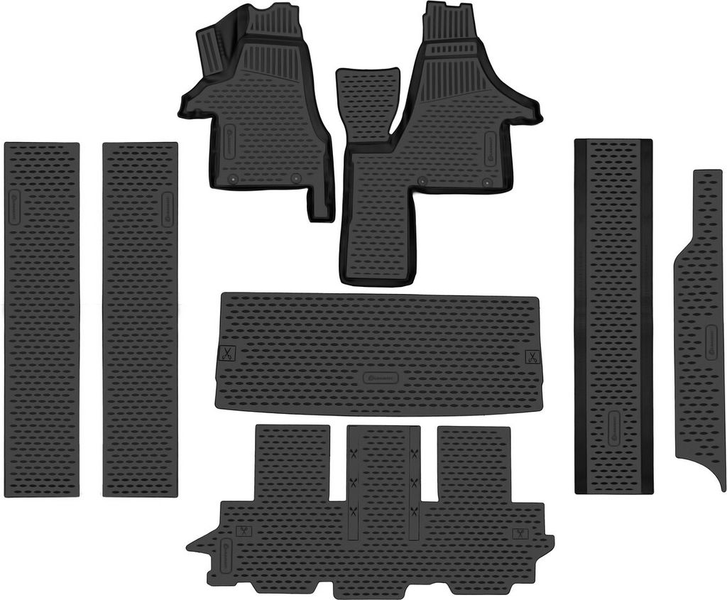 Tappetini in gomma VW Transporter T5 2003-2015 (Multivan, 8 Immagine del prodotto 